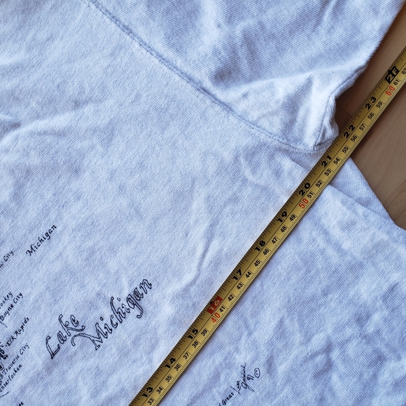 Vintage | Lee Sport Lake Michigan Map MADE IN USA - Picture 7 of 11